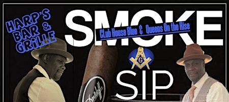 a-smoke-sip-at-harps-bar-grille-by-club-house-blue-queens-on-the-rise-event image