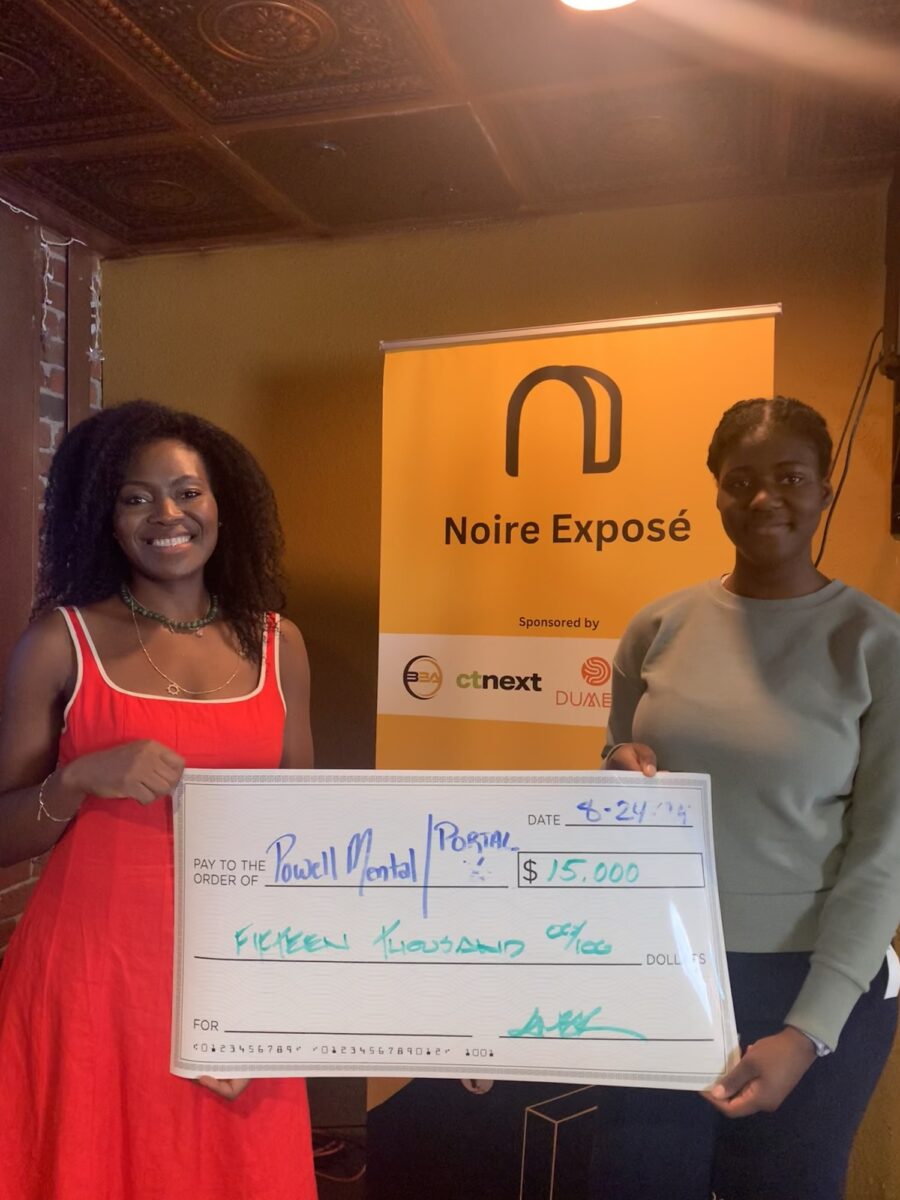 We won third place alongside Powell Mental Health at the recent Noire Exposé in New Haven